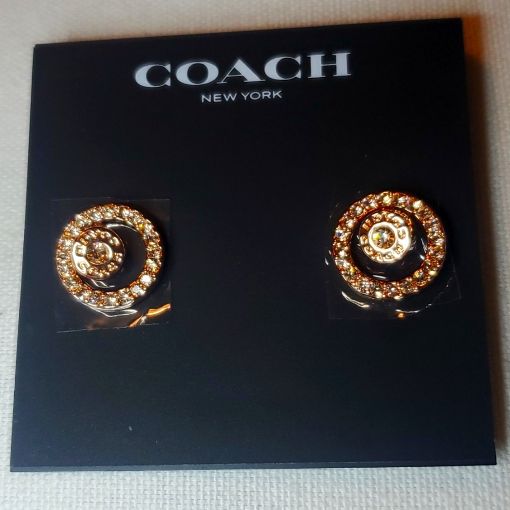 Coach earrings